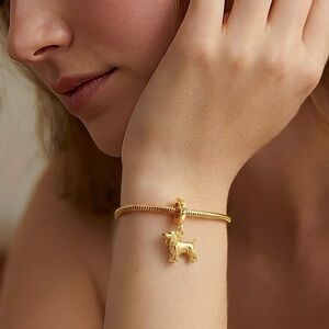 Linx Cocker Spaniel Dog Dangle Charm with New Style Opening Clasp